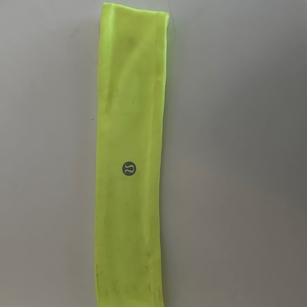 Lululemon Athletica Neon Yellow Hairband